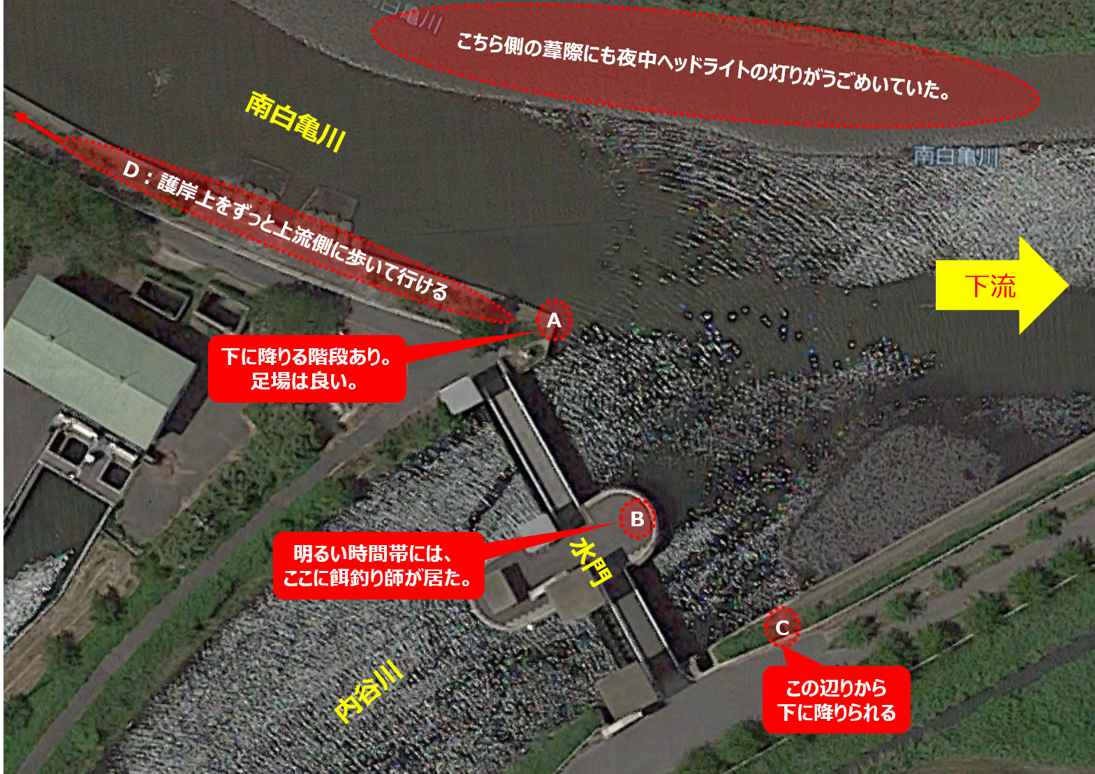 ツアー２５ 雨にも負けず 風にも負けず 土砂降り覚悟のポイント開拓でナイスワンゲットぉぉー 雨の九十九里 南白亀川 深耕開拓 Golyokoシーバスランド